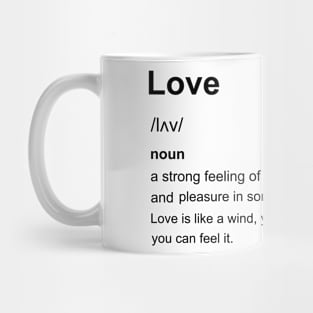 Definiton of Love Mug